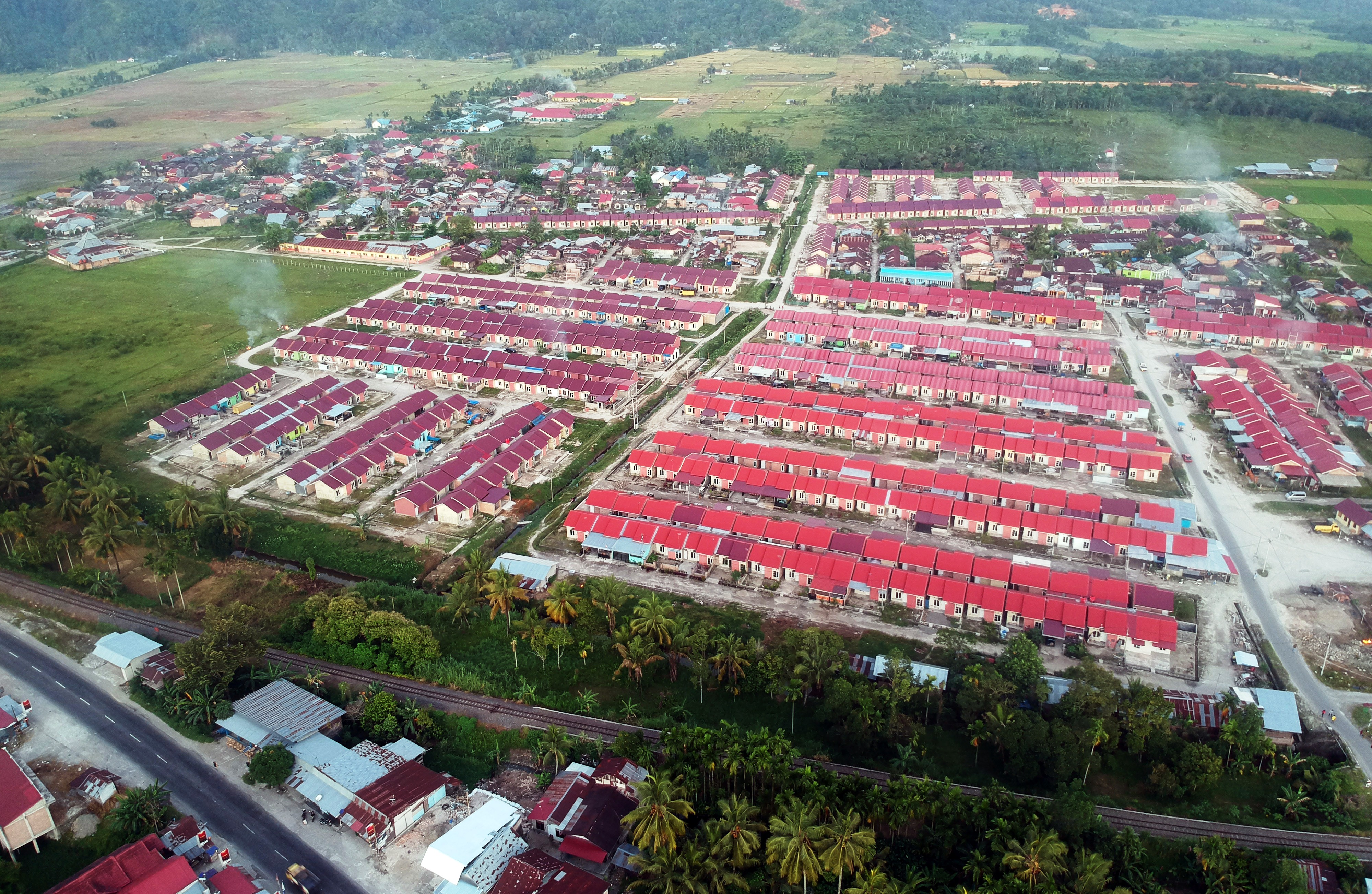 Perumahan BTN di Padang Pariaman, Sumbar.