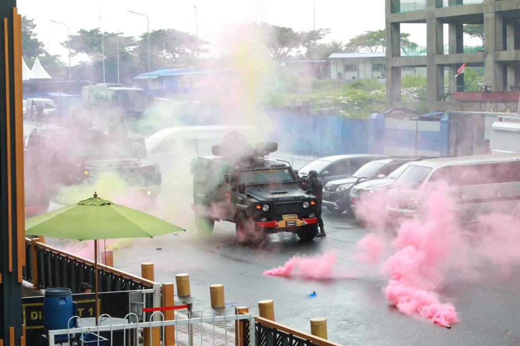 Distrik 1 Jadi Lokasi Latihan Gegana