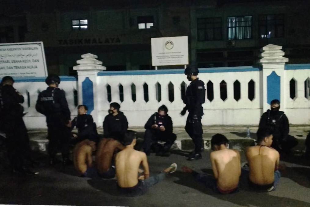 Tim Maung Galunggung bentukan Polresta Tasikmalaya berhasil menangkap 7 anggota geng motor yang diduga akan menggangu keamanan.