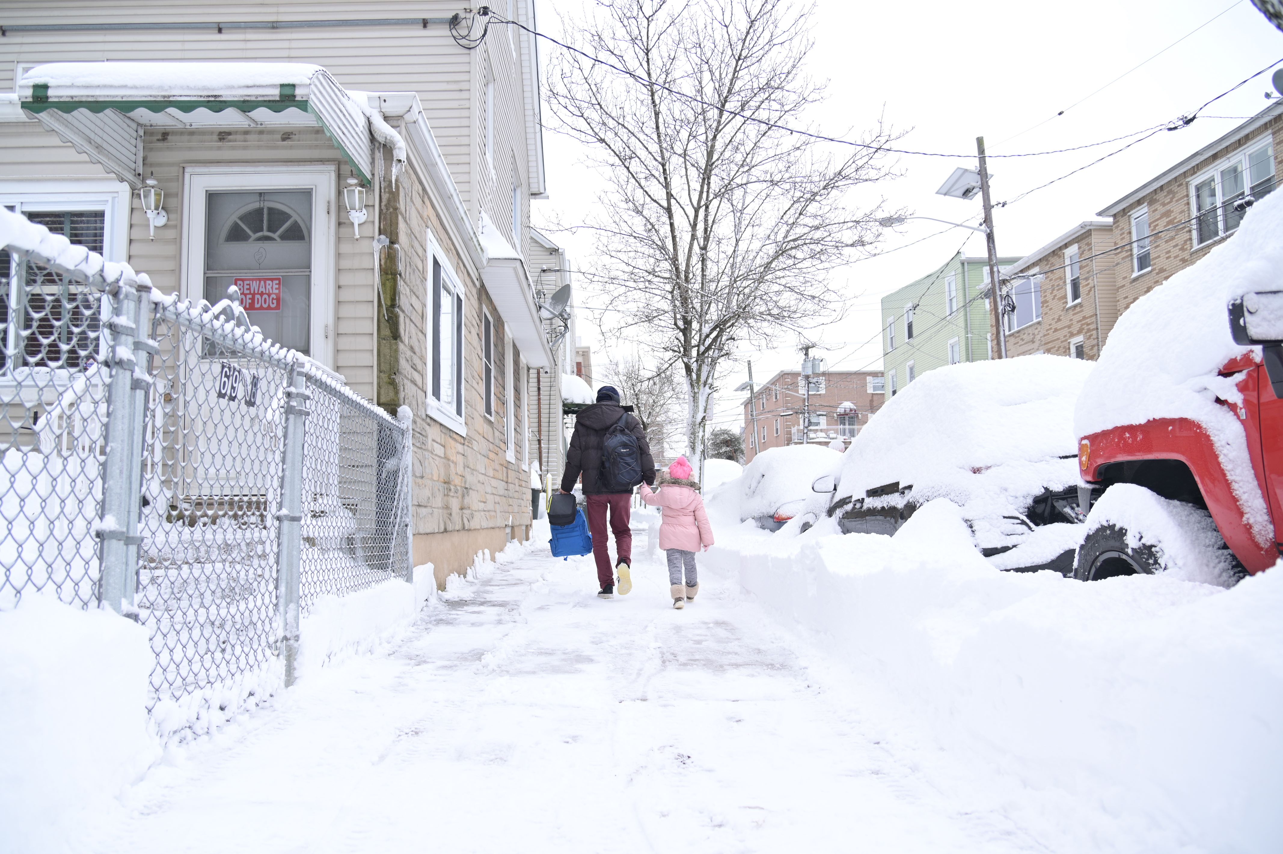 Badai Salju di New York