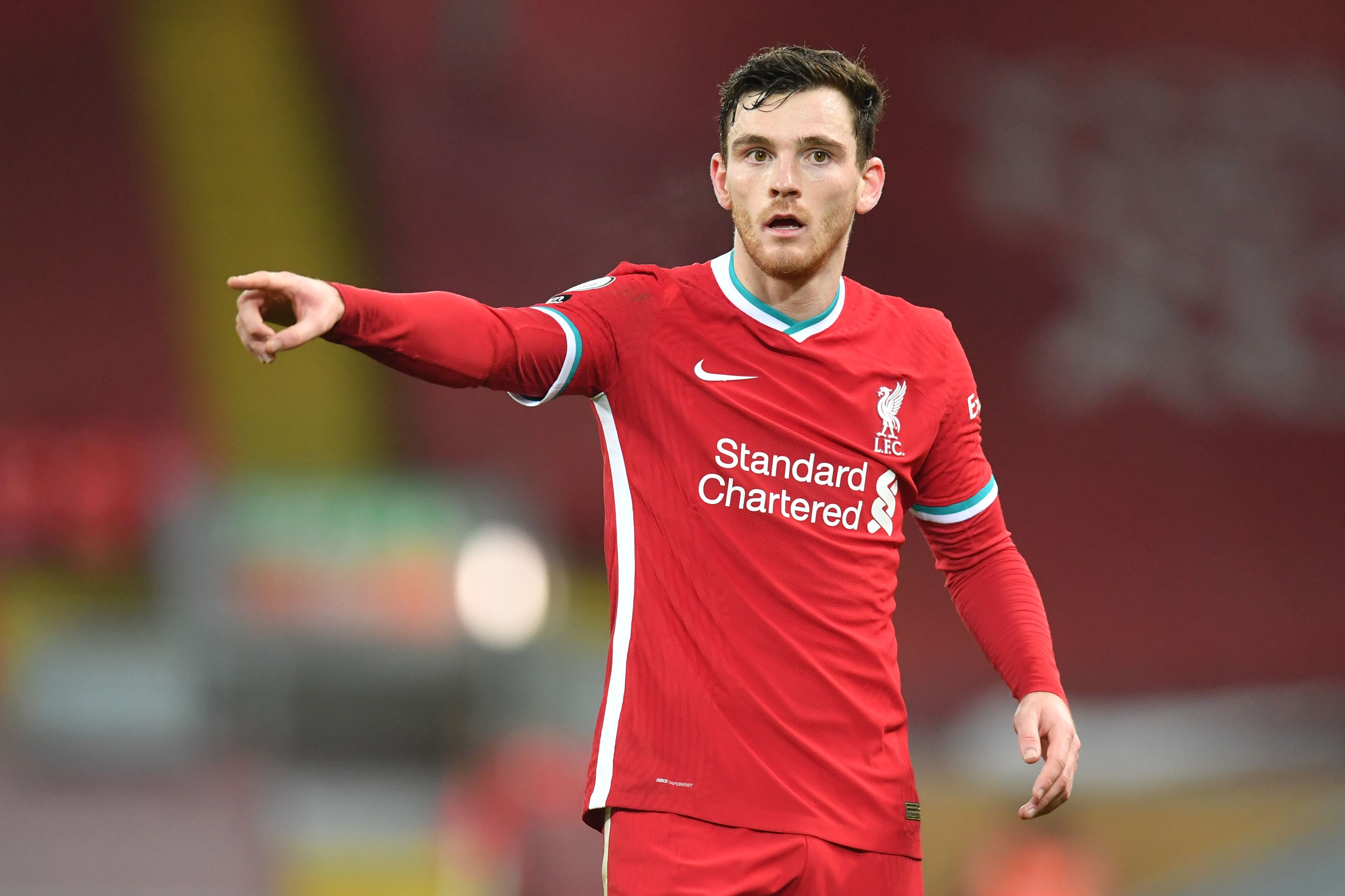 Bek kiri Liverpool Andy Robertson