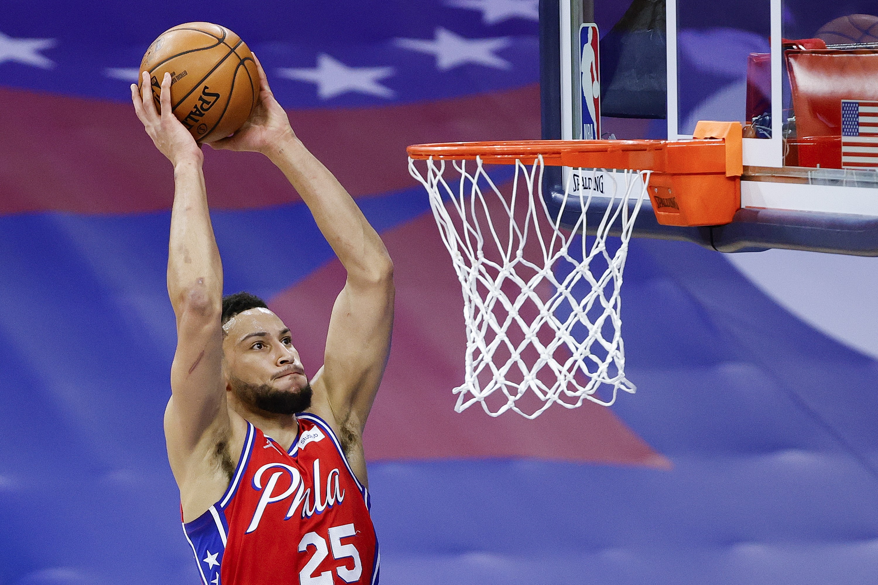 Pemain Philadelphia 76ers Ben Simmons