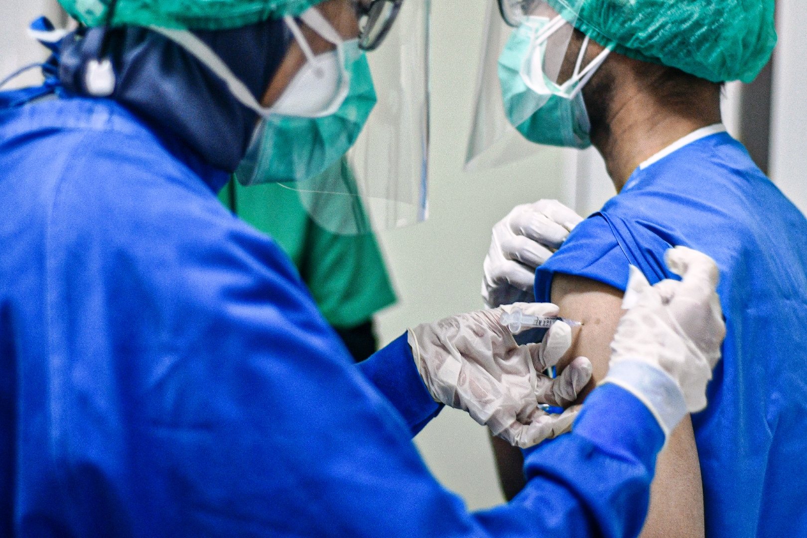 Ilustrasi vaksinasi covid