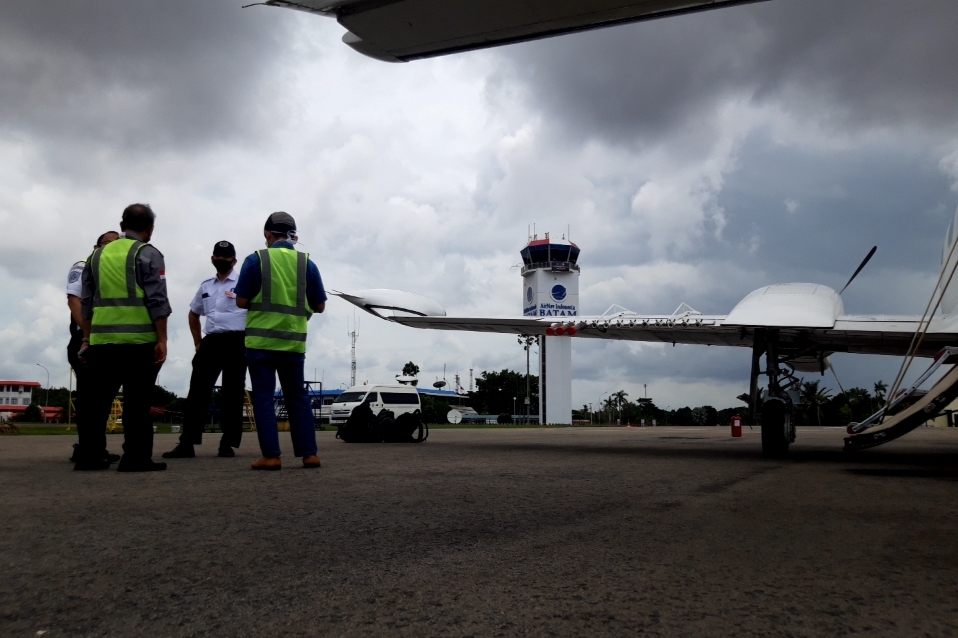 Tim TMC Balai Besar Teknologi Modifikasi Cuaca (BBTMC) Badan Pengkajian dan Penerapan Teknologi (BPPT).