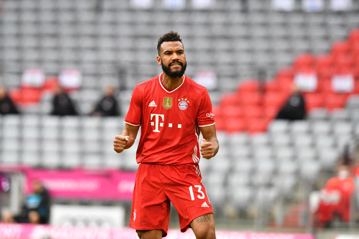 Striker Bayern Muenchen Eric Maxim Choupo-Moting. 