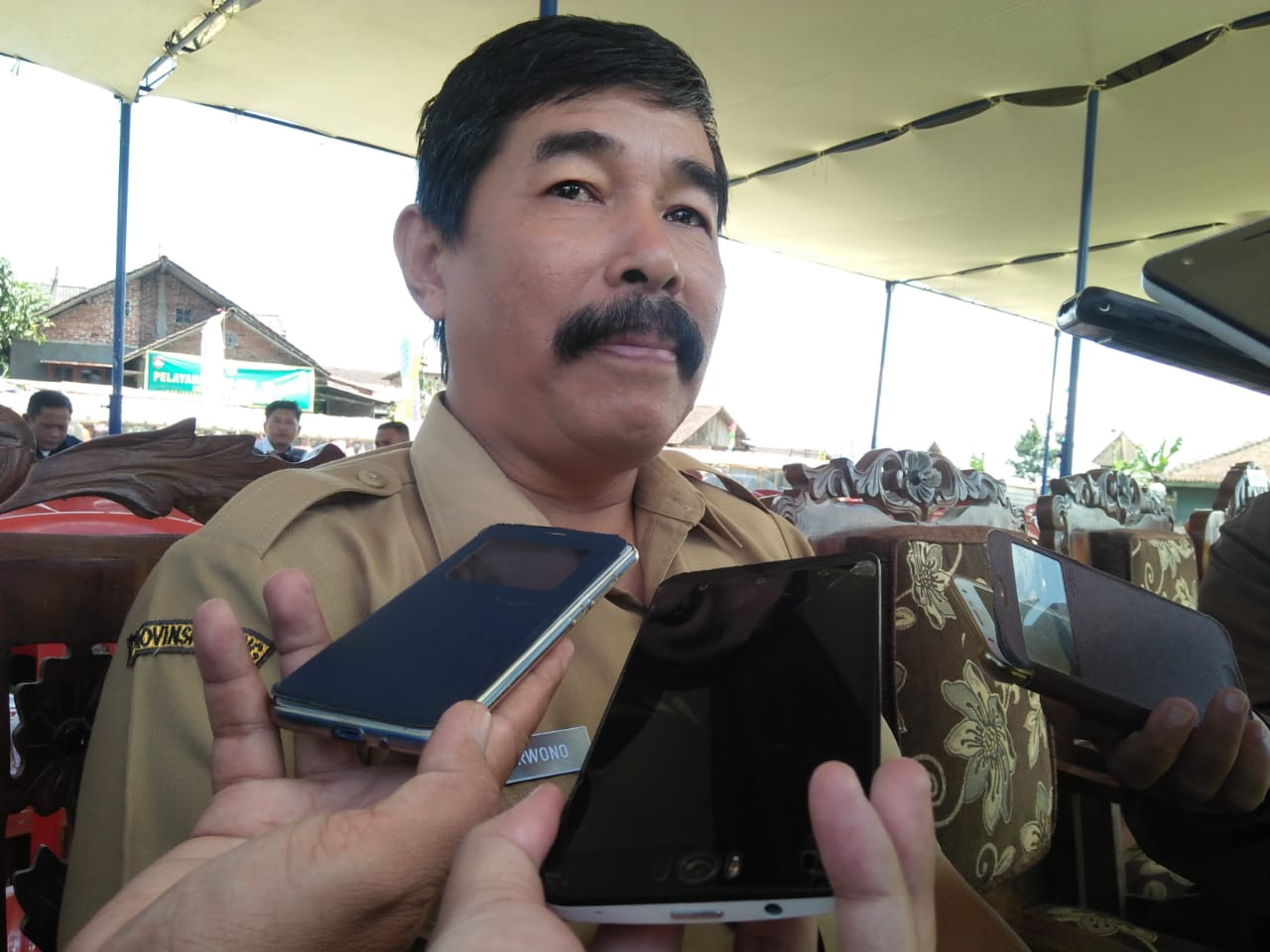 Kepala Dinas Tenaga Kerja dan Transmigrasi (Disnakertrans) Kabupaten Temanggung, Agus Sarwono