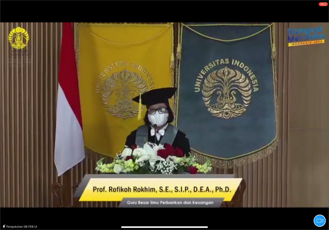Guru Besar di FEB Universitas Indonesia Prof.Dr.Rofikoh Rokhim, SE, SIP, DEA, Ph,D,