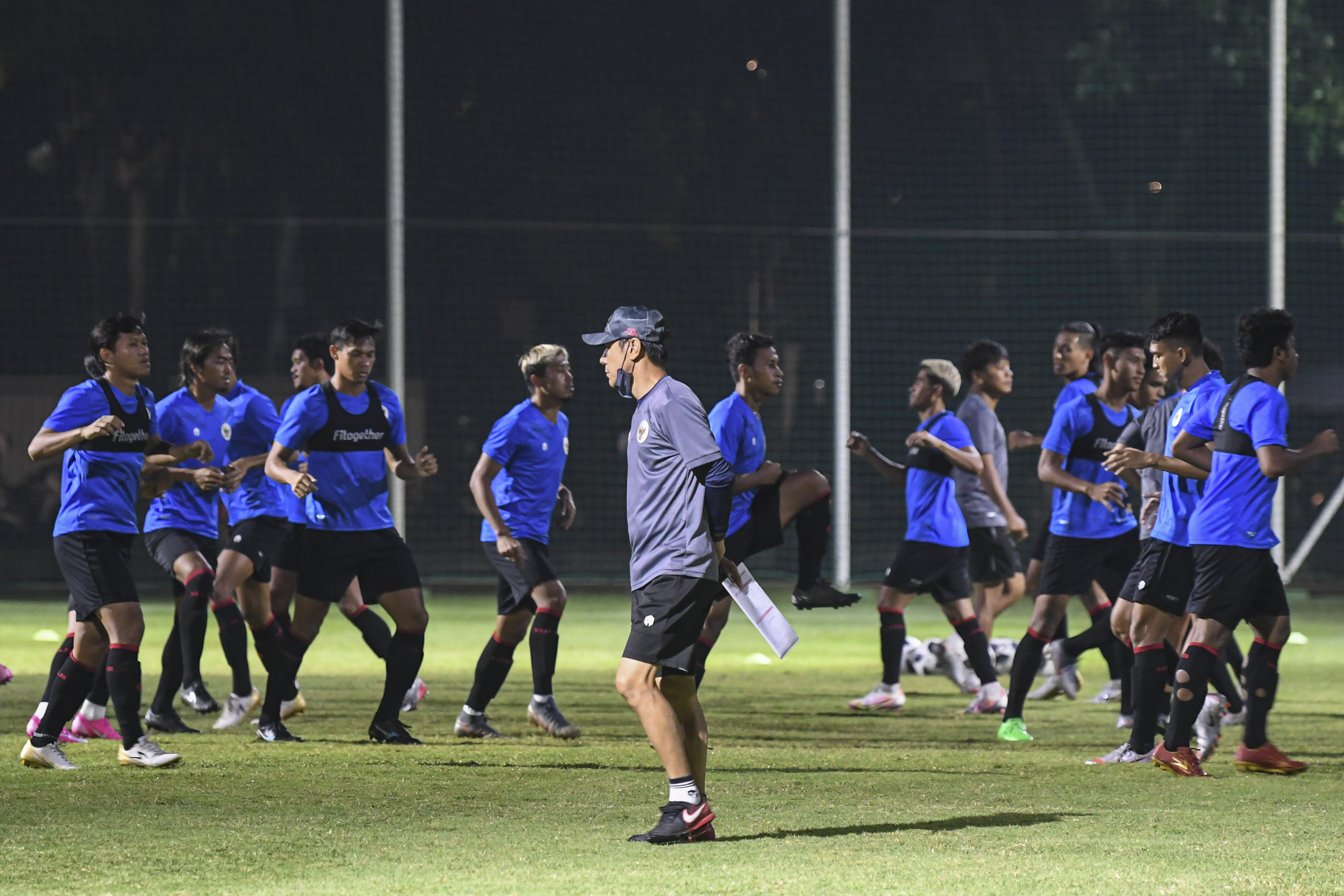 Timnas U-23 berlatih jelang laga uji coba