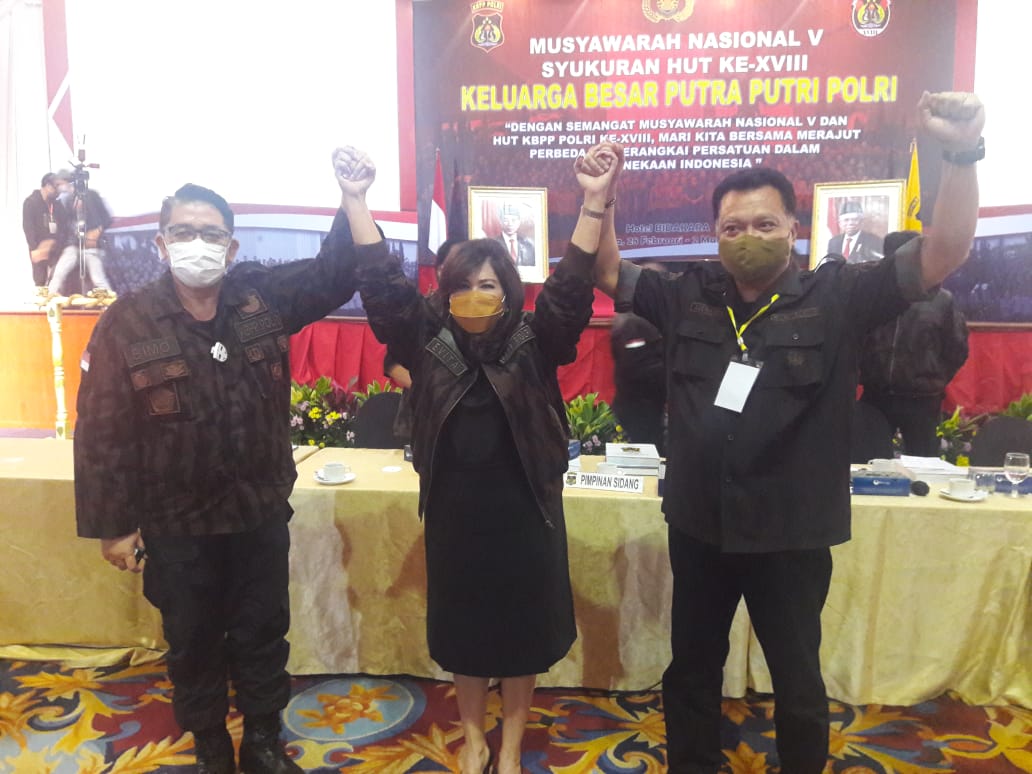 Evita Terpilih Aklamasi Ketum KBPP Polri 2021-2026