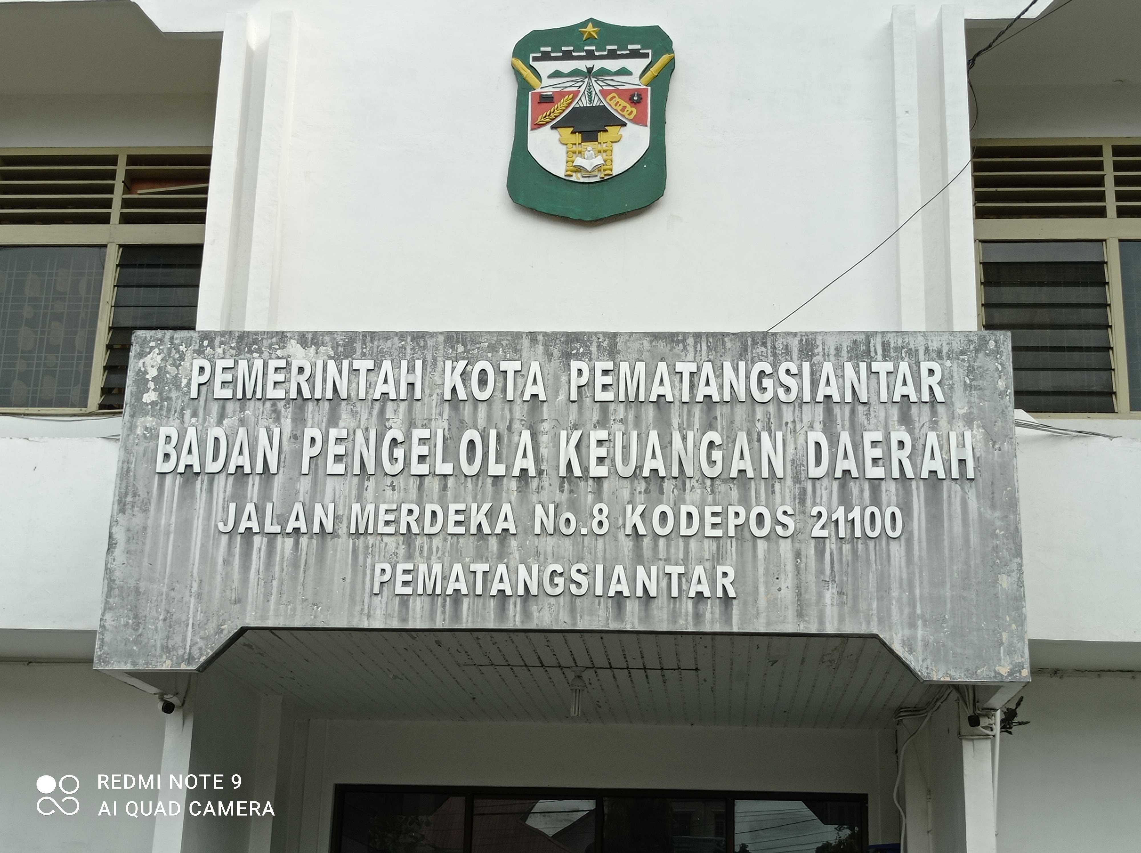Kantor BPKAD Pematangsiantar