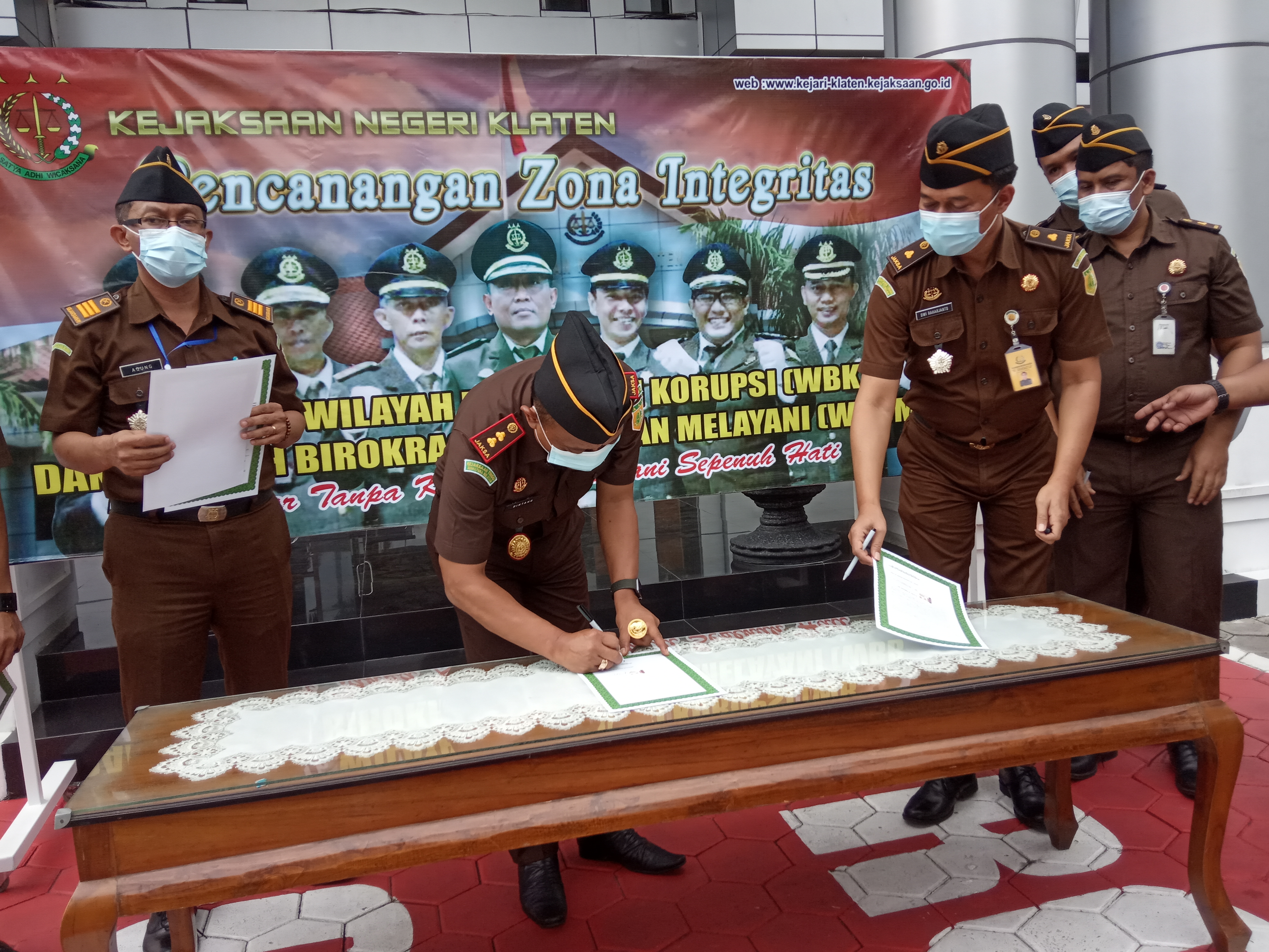Kejaksaan Negeri Klaten Canangkan WBK-WBBM 2021