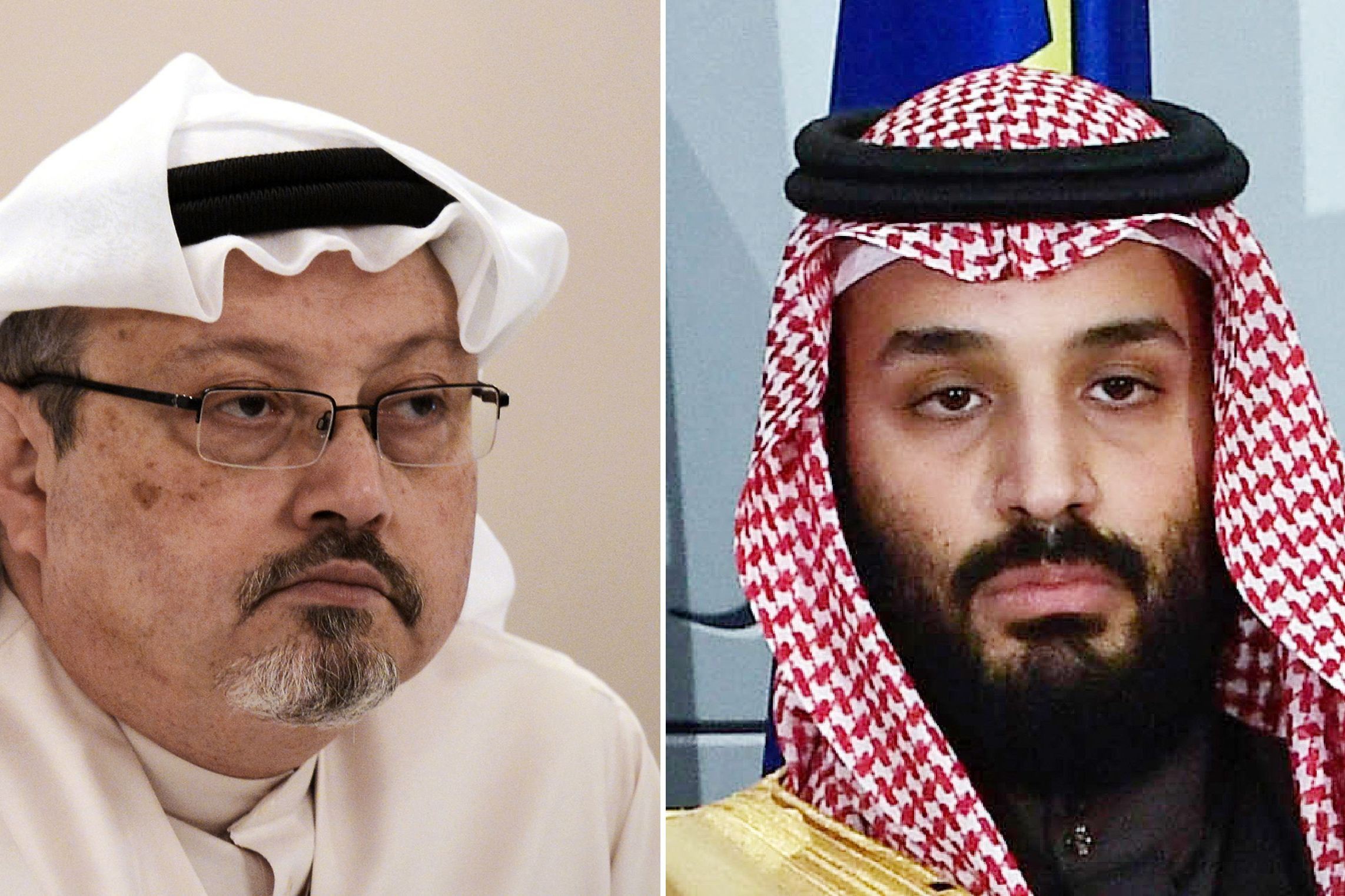 Jamal Khashoggi dan Mohammed bin Salman.