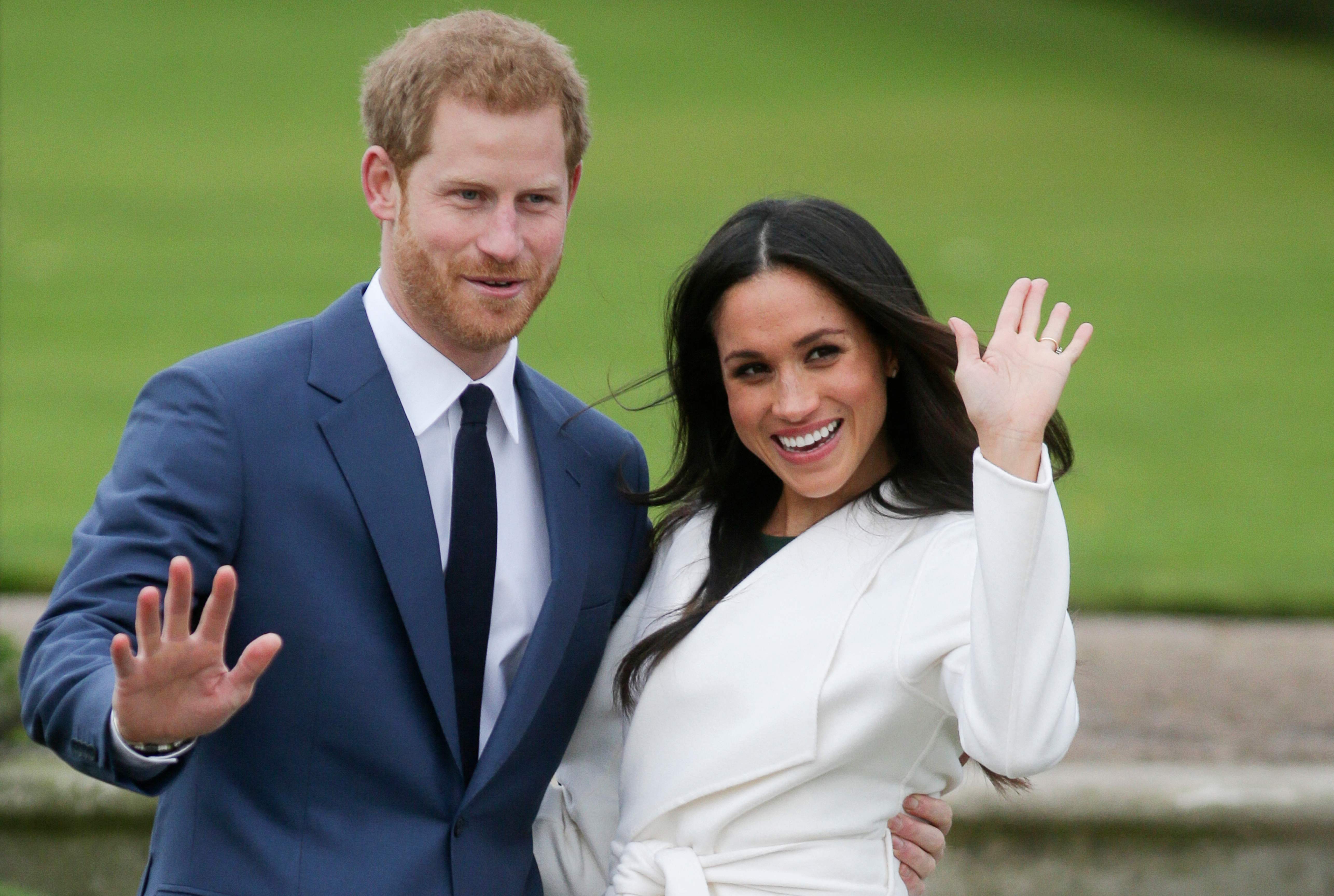 Pangeran Harry dan istrinya Meghan Markle
