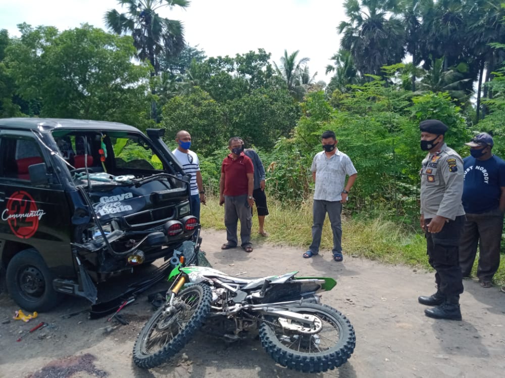  Tabrakan Maut di Loang, Anggota TNI Tewas