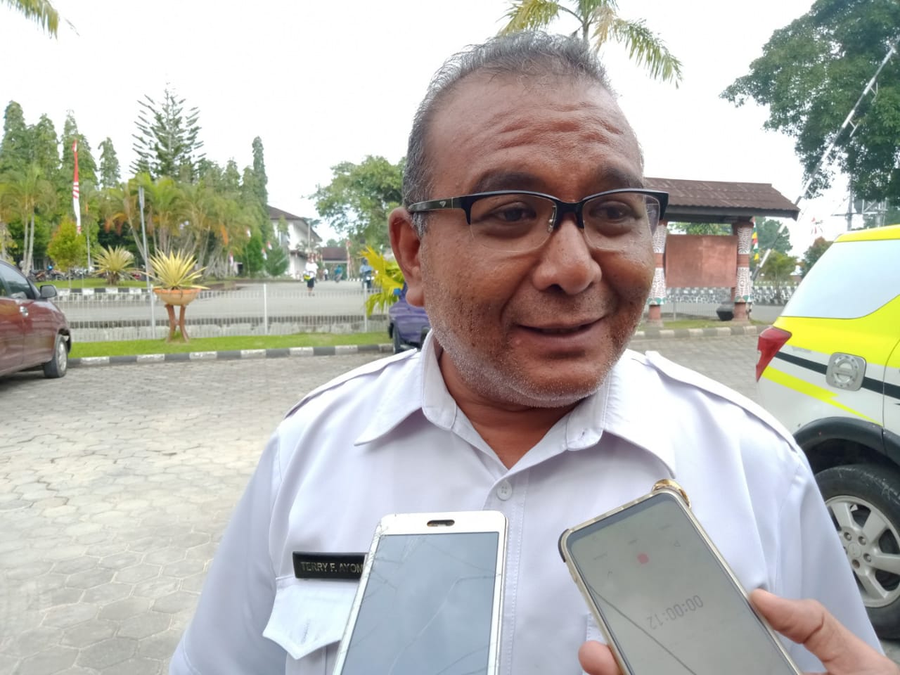  Kepala Dinas Pertanahan, Perumahan dan Kawasan Permukiman Kabupaten Jayapura, Papua, Terry F Ayomi