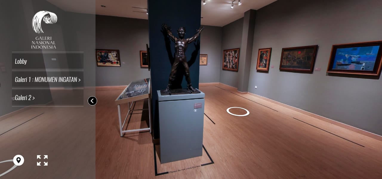 Pameran Tetap Galeri Nasional Disajikan Secara Virtual