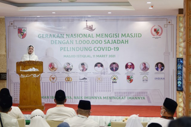 Ketua DPR Apresiasi Gerakan 1 Juta Sajadah Pelindung Covid-19