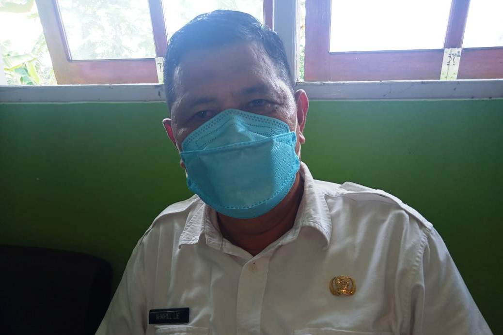 Kepala Dinas Kesehatan yang juga Juru Bicara Tim Satgas Covid-19 Kabupaten Jayapura, Khairul Lie.