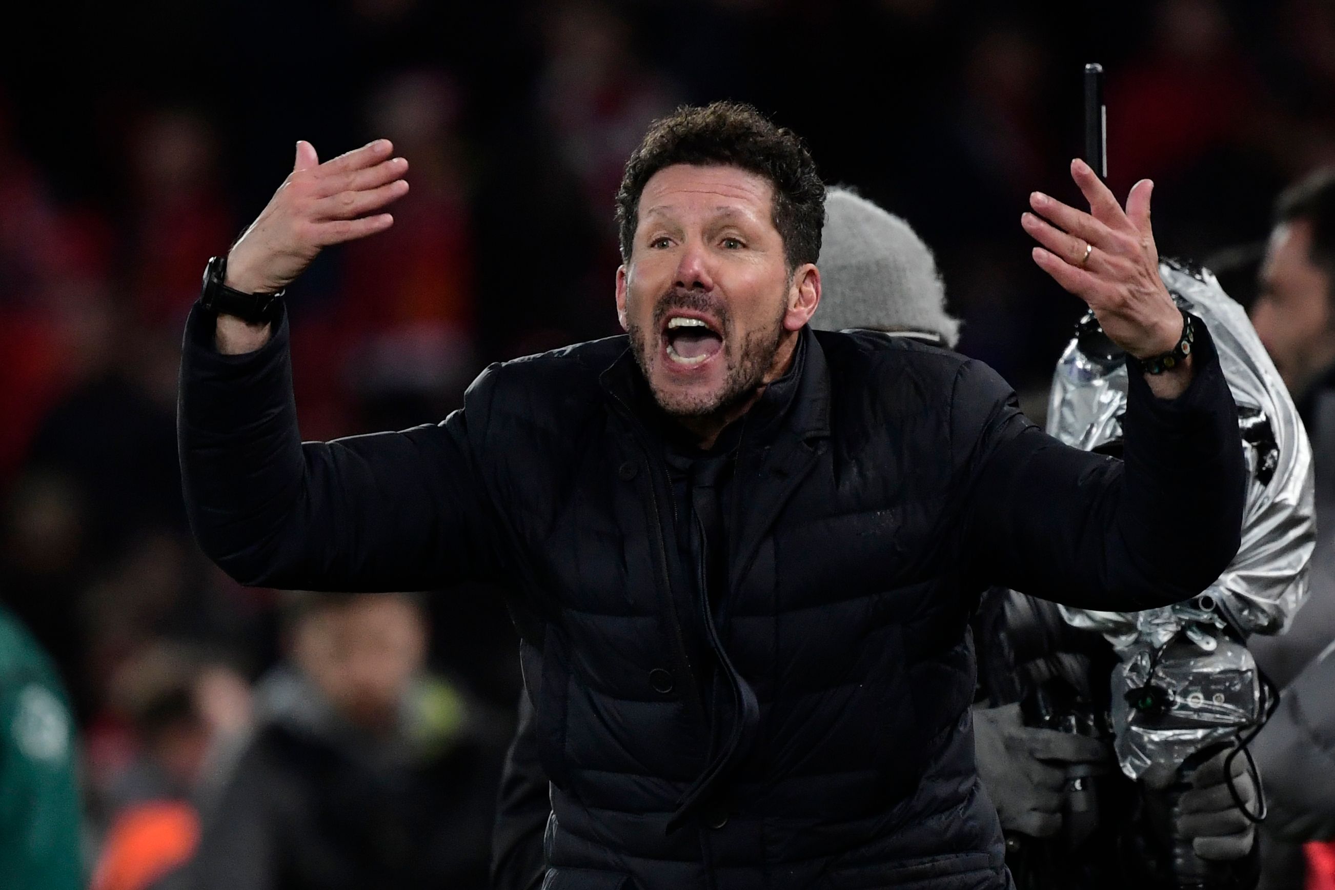 Pelatih Atletico Madrid Diego Simeone 