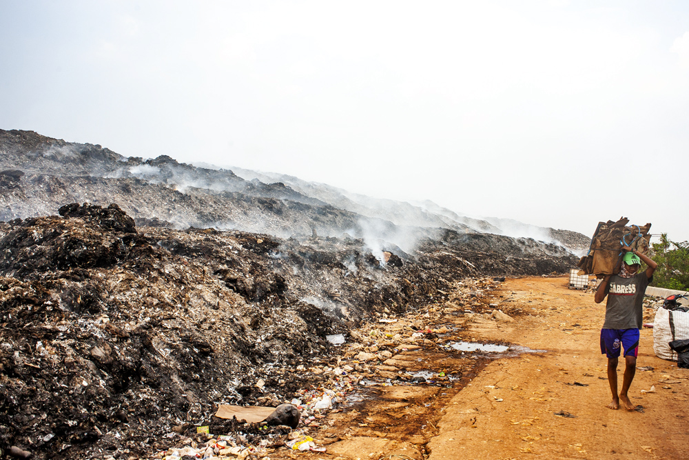 Tempat pembuangan sampah.