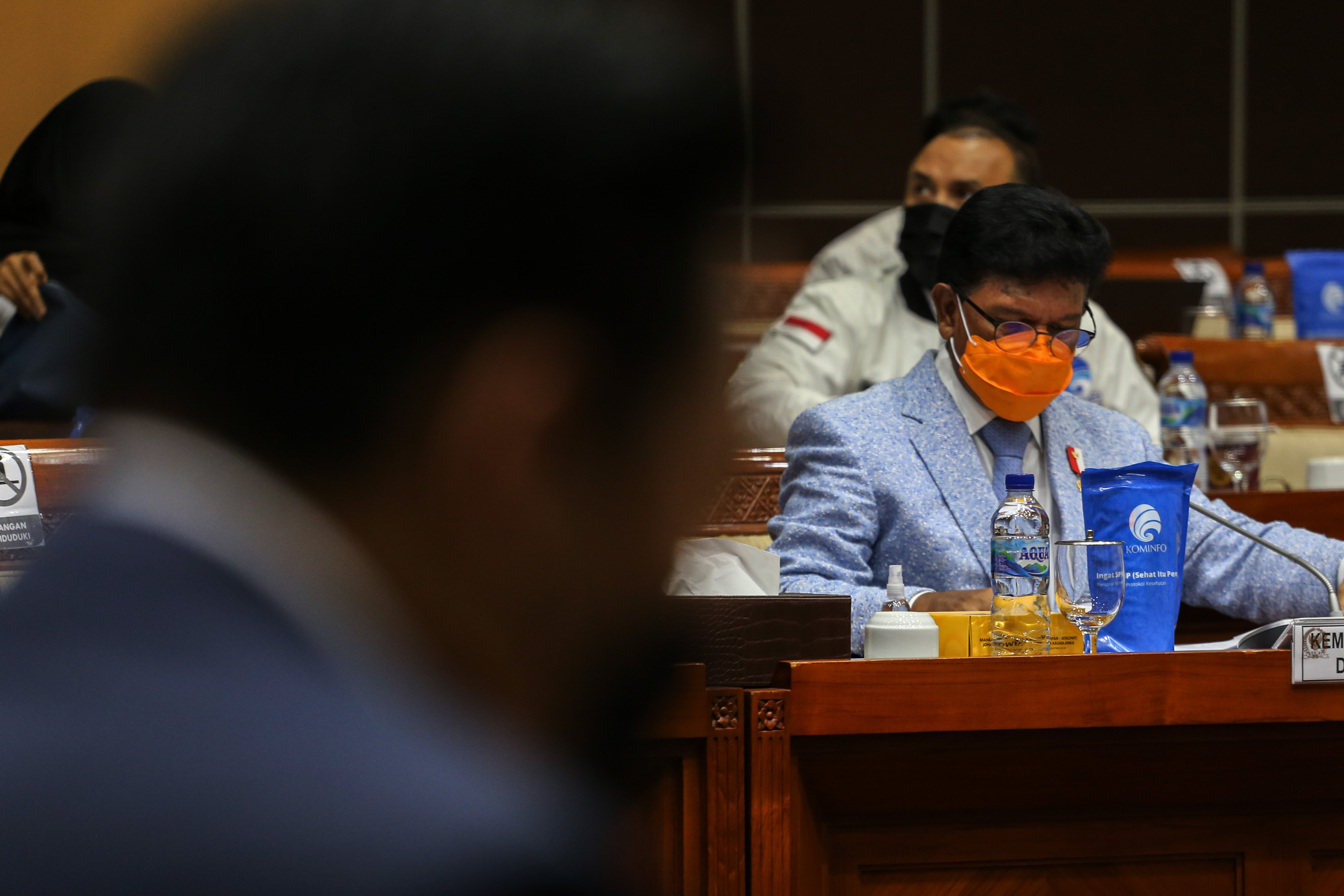 Menteri Komunikasi dan Informatika (Menkominfo) Johnny G Plate.