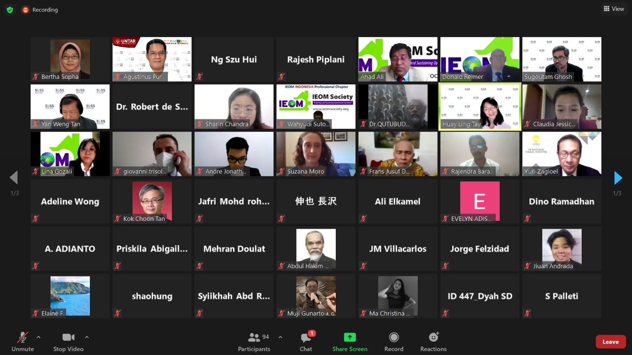 Ajang The 11th Annual International Conference on Industrial Engineering and Operations Management. 