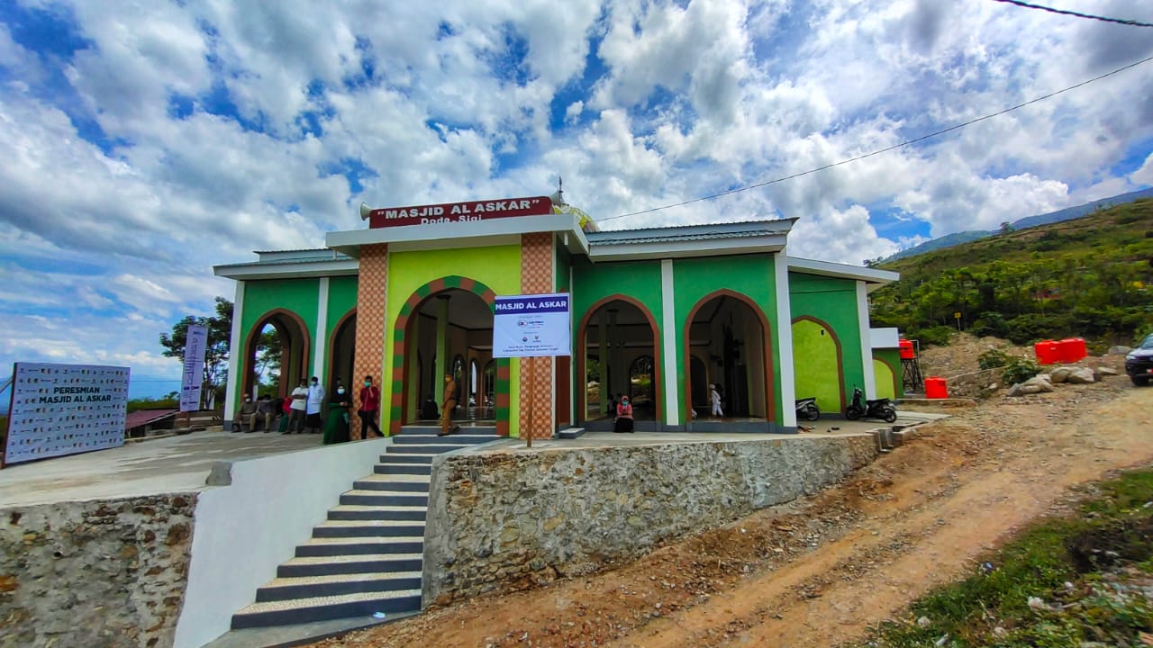 Masjid Al-Askar di Desa Doda, Kecamatan Kinavaro, Kabupaten Sigi, Sulawesi Tengah,