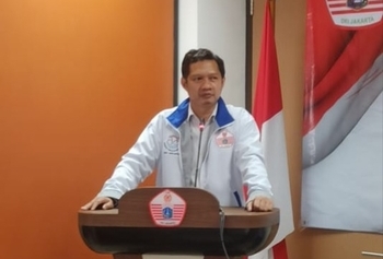 Ketua Umun Pengprov Federasi Triathlon Indonesia (FTI) DKI Jakarta Dedi Supriadi.  