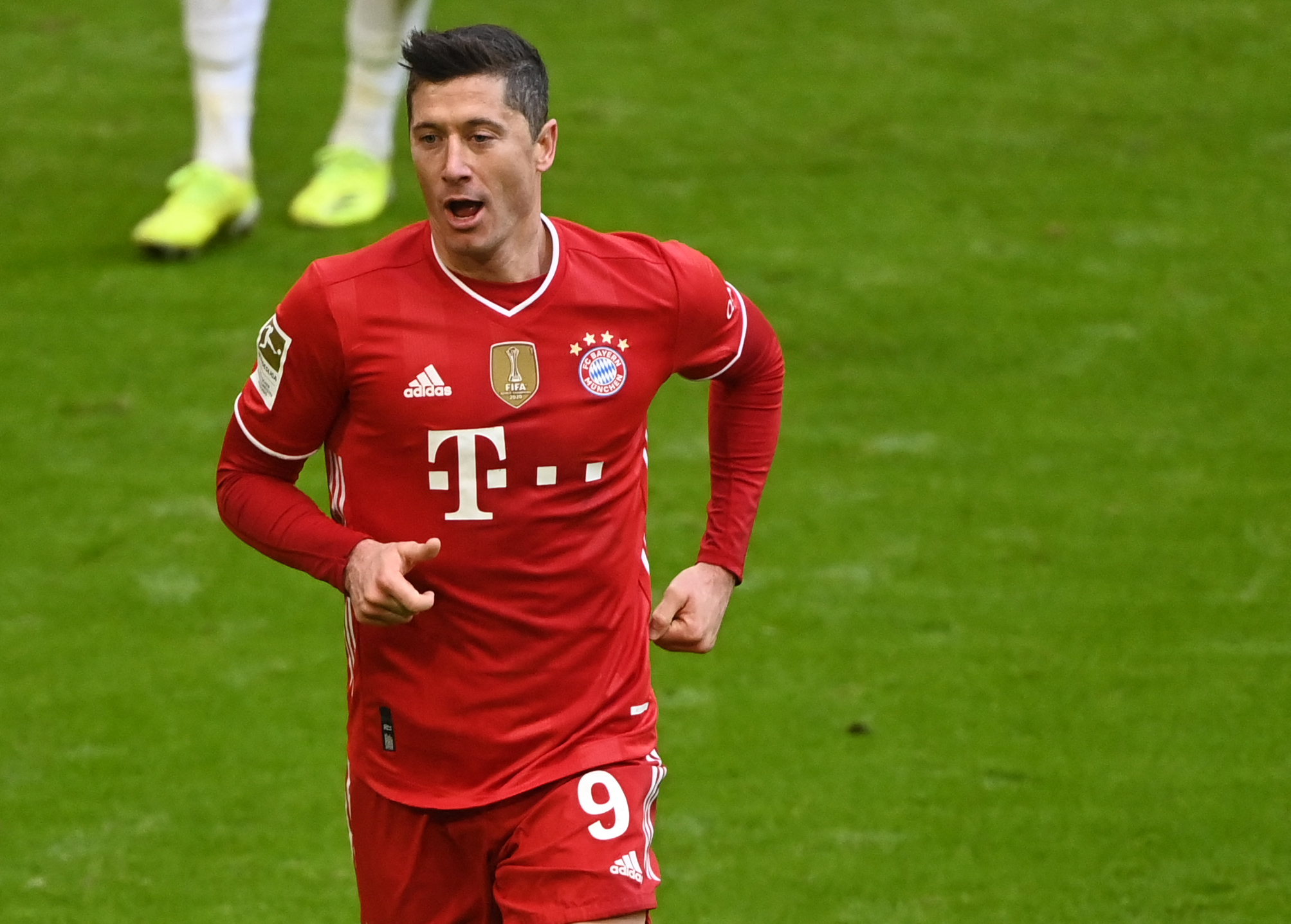 Penyerang Bayern Muenchen Robert Lewandowski