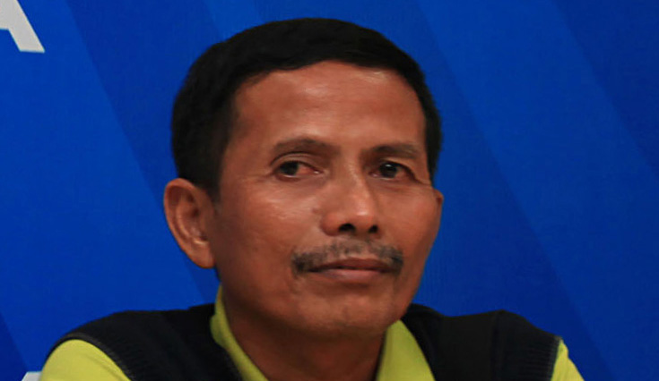 Pelatih Barito Putra Djajang Nurjaman   