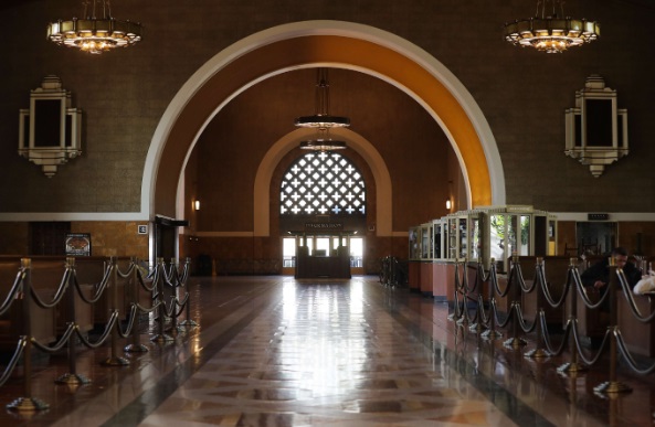 Stasiun kereta Union Station di Los Angeles, akan ikut menjadi lokasi penyelenggaraan Oscar 2021.