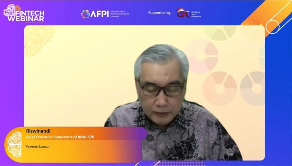 Kepala Eksekutif Pengawas Industri Keuangan Non-Bank Otoritas Jasa Keuangan (OJK) Riswinandi