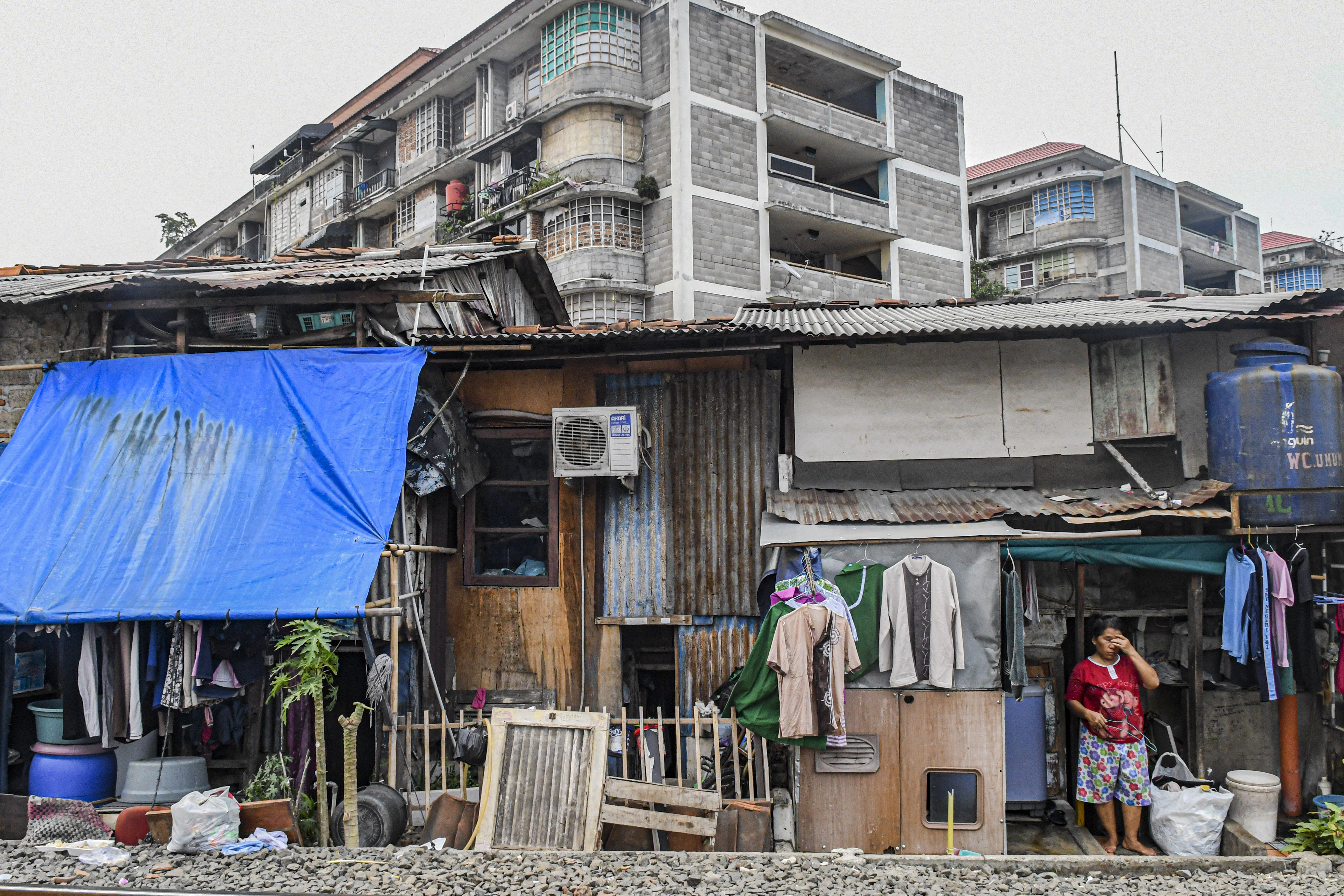 Salah satu sudut kawasan kumuh.