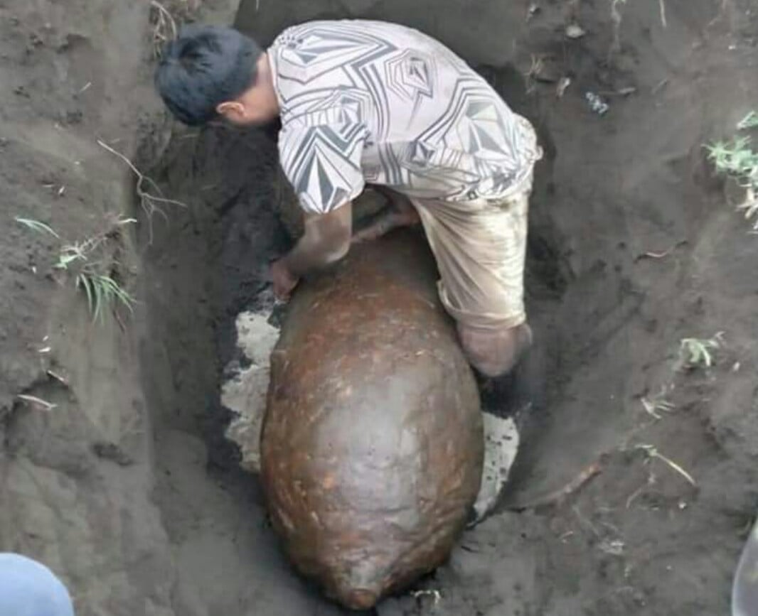 Penemuan bom mortir di Desa Towara, Kecamatan Galela, Kabupaten Halmahera Utara, Provinsi Maluku Utara