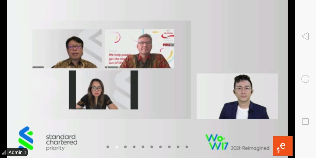 Konferensi pers vitual acara tahunan World of Wealth (WOW) 2021.