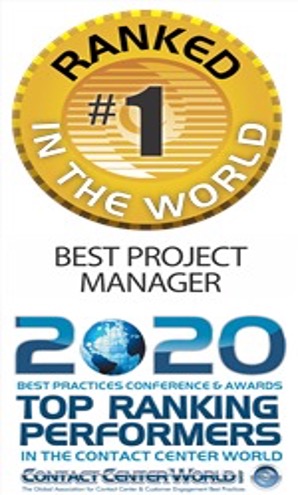 ContactCenterWorld Top Ranking Performance Competition Tahun 2020 untuk tingkat dunia (CCW World Level Year 2020). 