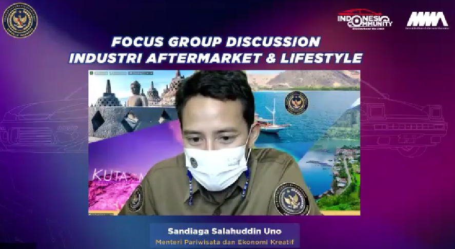 Sandiaga Uno Apresiasi Konsep Pameran IMX
