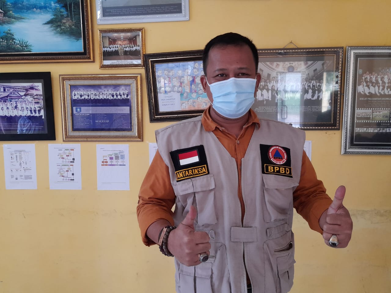 Kepala BPBD Provinsi Babel. Mikron Antariksa