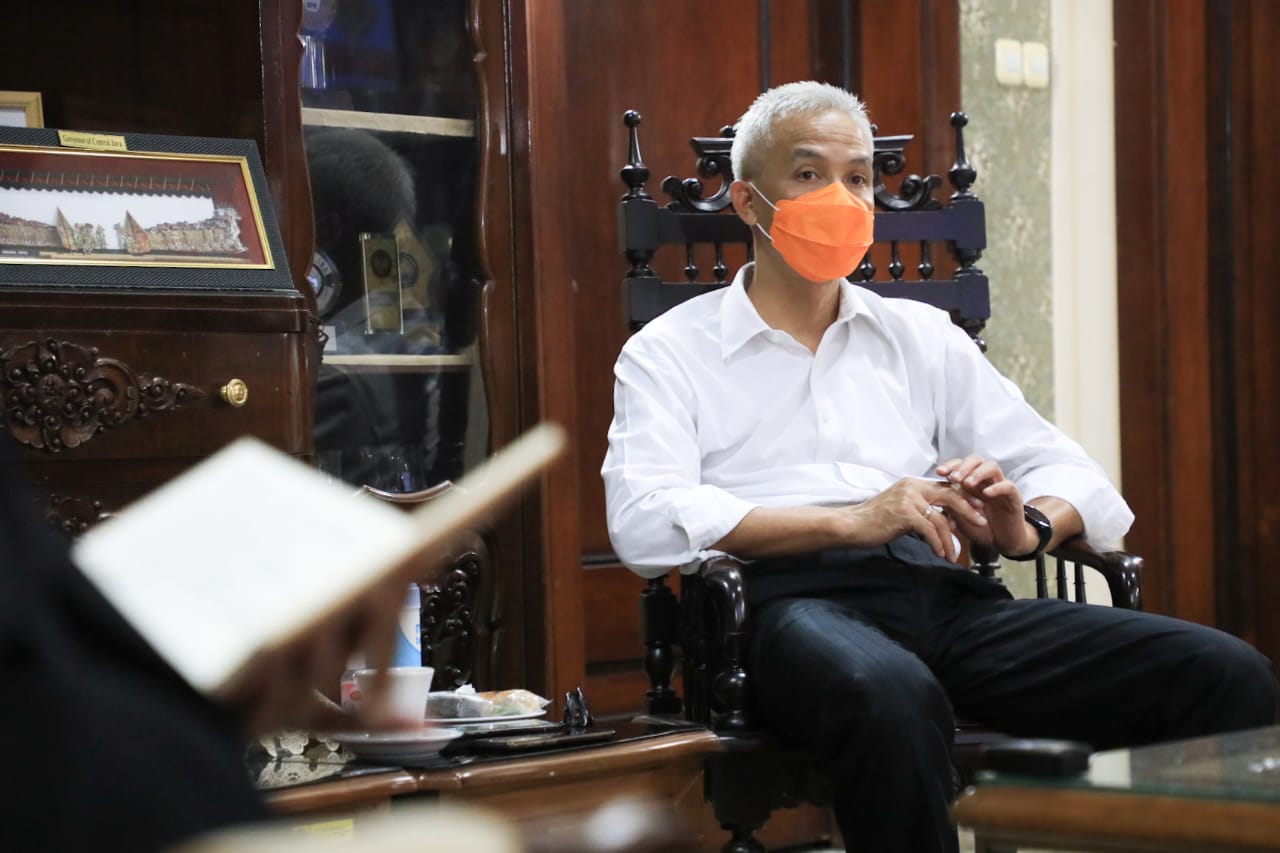 Gubernur Jawa Tengah Ganjar Pranowo. 