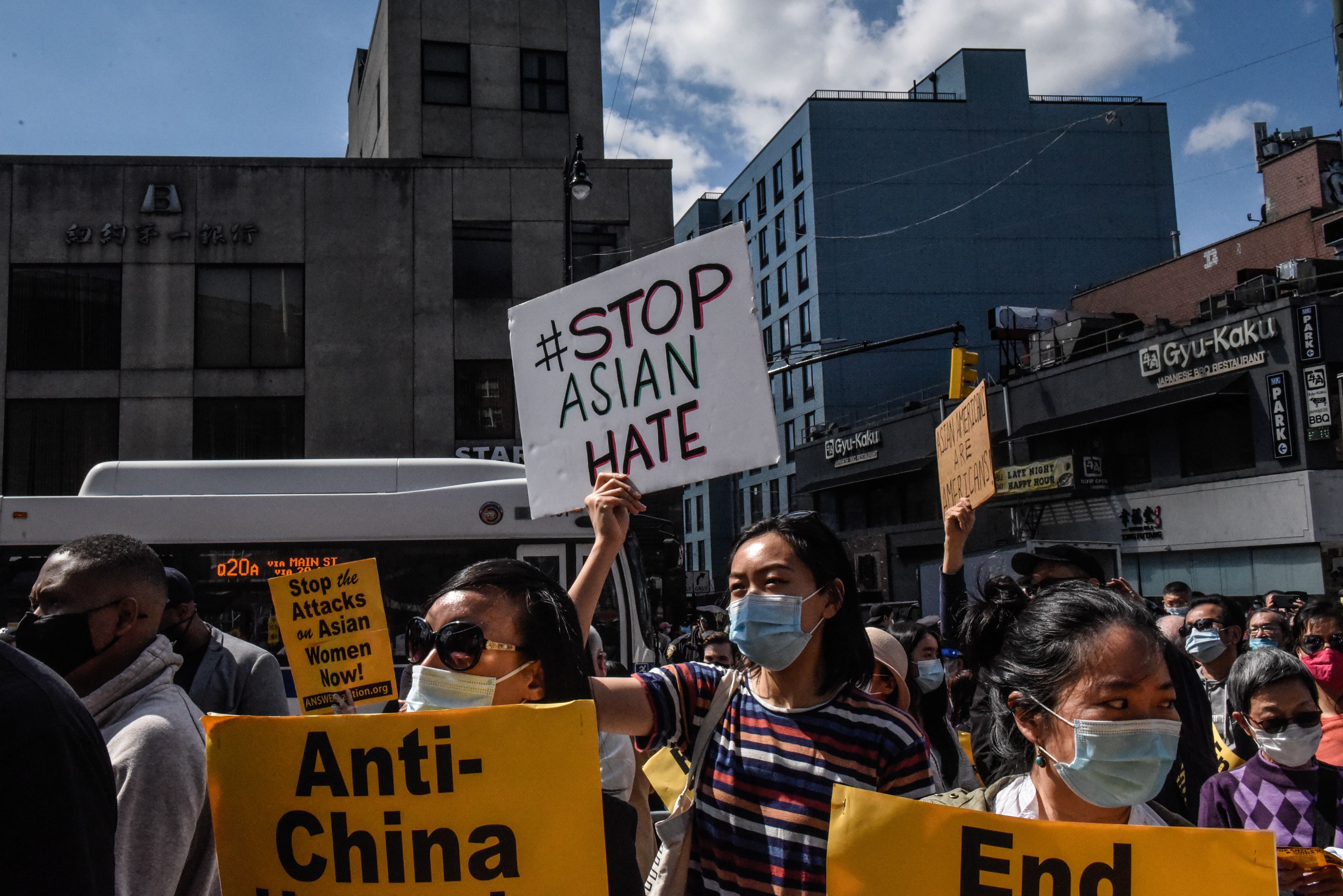 Ratusan Warga AS Gelar Unjuk Rasa Lawan Kekerasan Anti-Asia