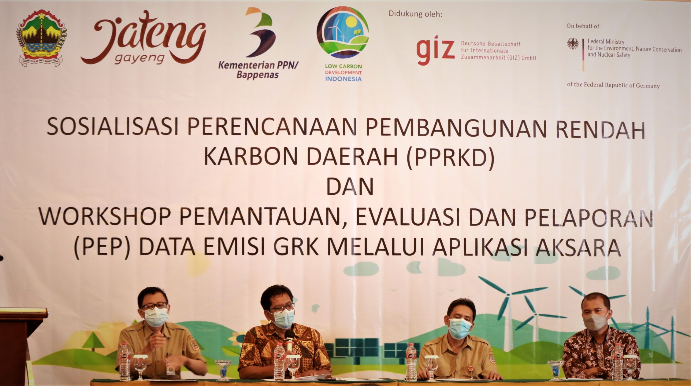 Sosialisasi Pembangunan Rendah Karbon dan Workshop PEP Aksi Pembangunan Rendah Karbon.