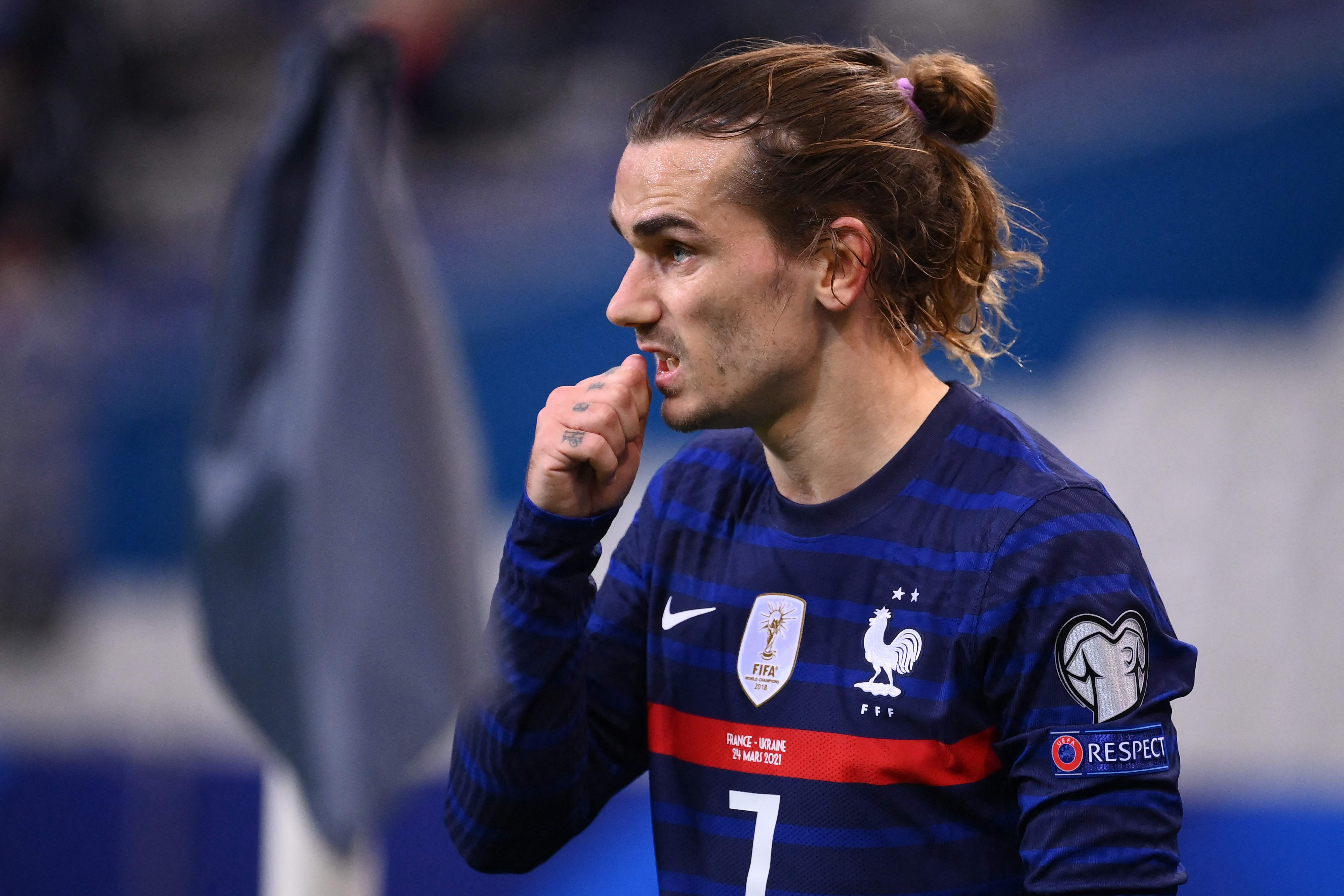Penyerang timnas Prancis Antoine Griezmann