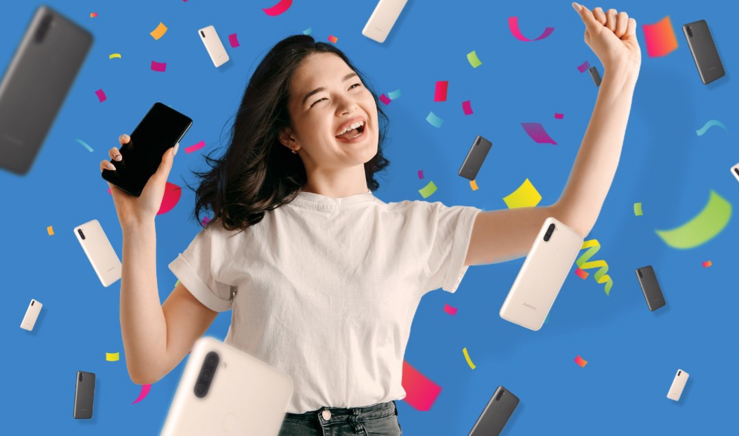 Ilustrasi hadiah ponsel dari Pintaria