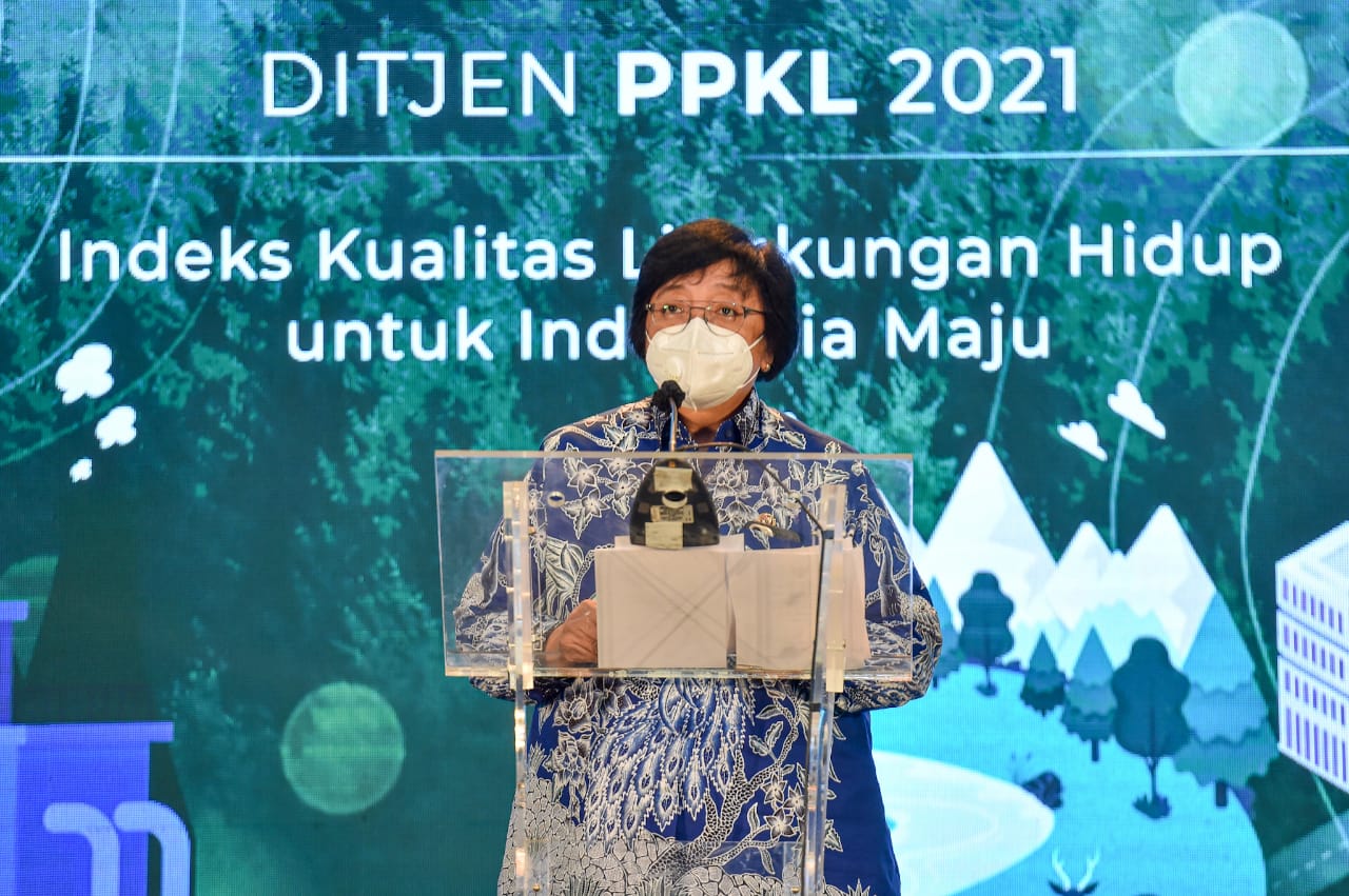 Menteri LHK Siti Nubaya Rakernis) pada Rakernis Direktorat Jenderal Pengendalian Pencemaran dan Kerusakan Lingkungan (PKL) KLHK. 