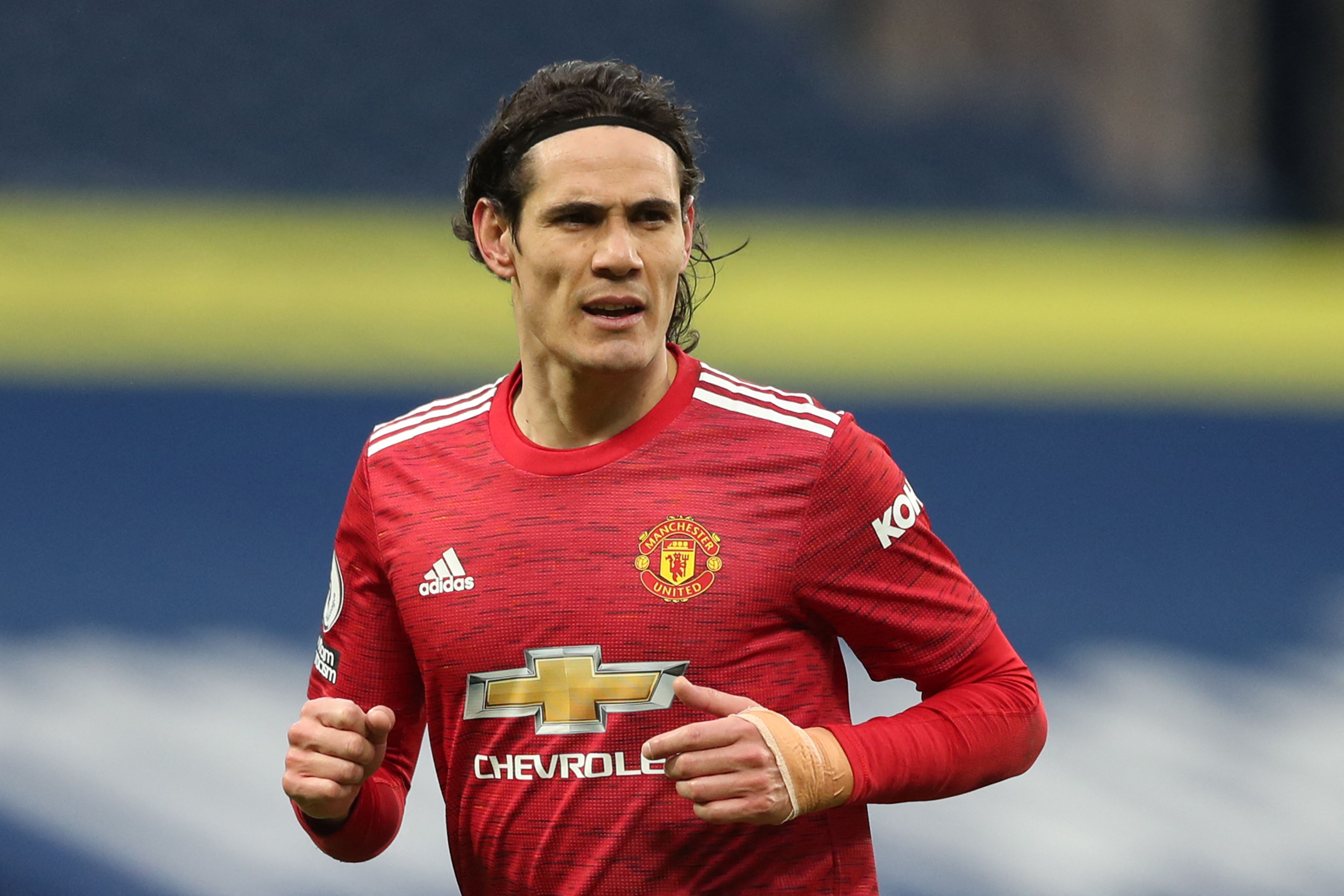 Penyerang Manchester United Edinson Cavani
