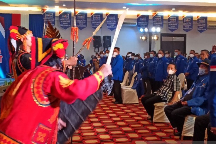 Pelaksanaan KLB Partai Demokrat di Kabupaten Deli Serdang, Sumatera Utara.