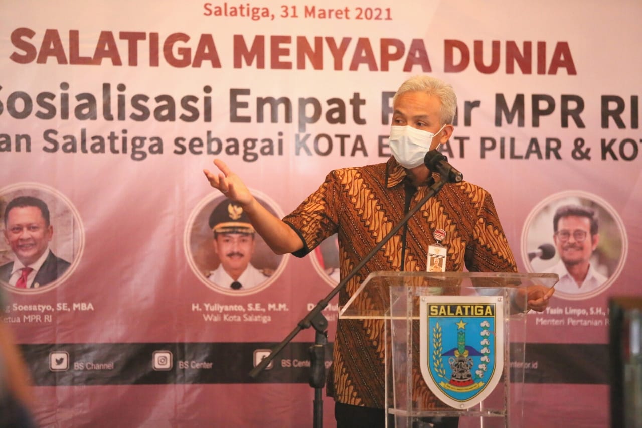 Gubernur Jawa Tengah Ganjar Pranowo.