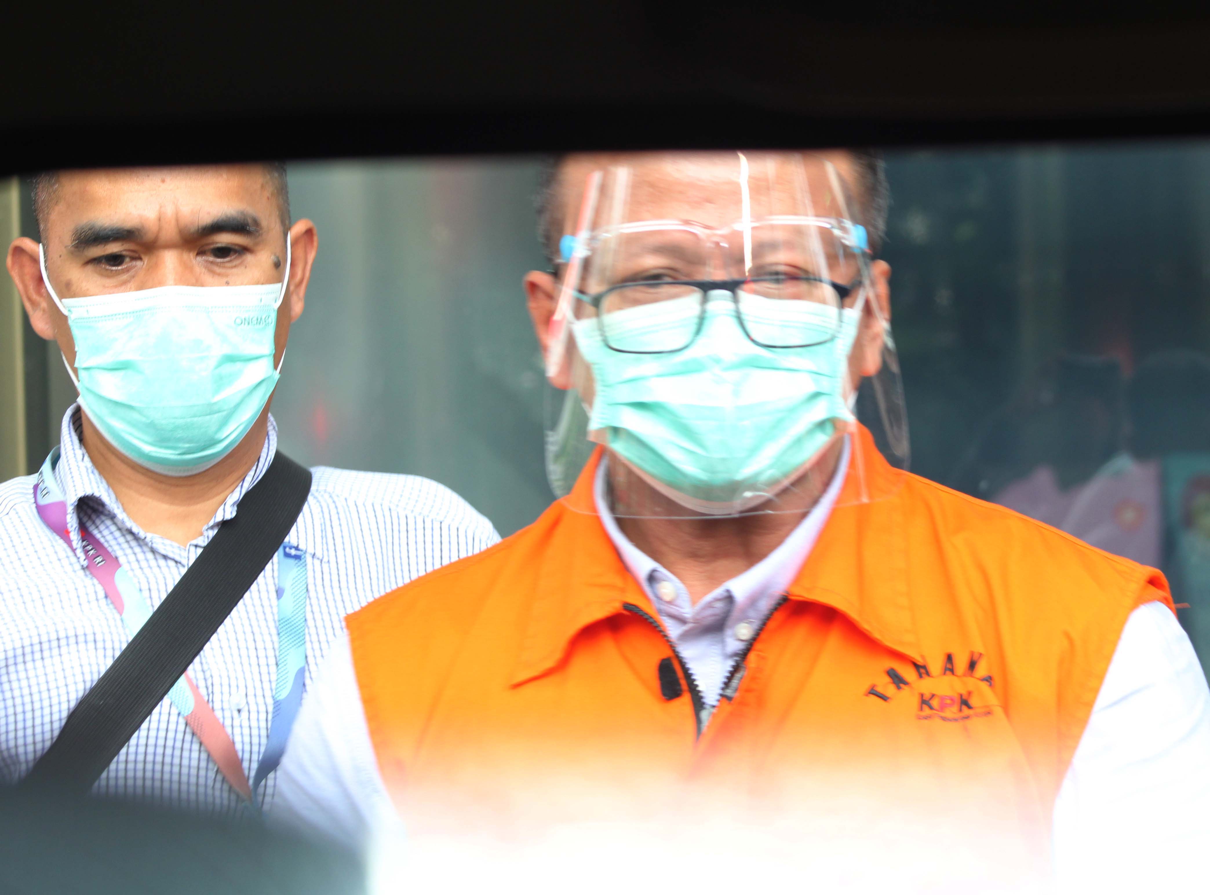 Tersangka kasus suap ekspor benih lobster atau benur Edhy Prabowo