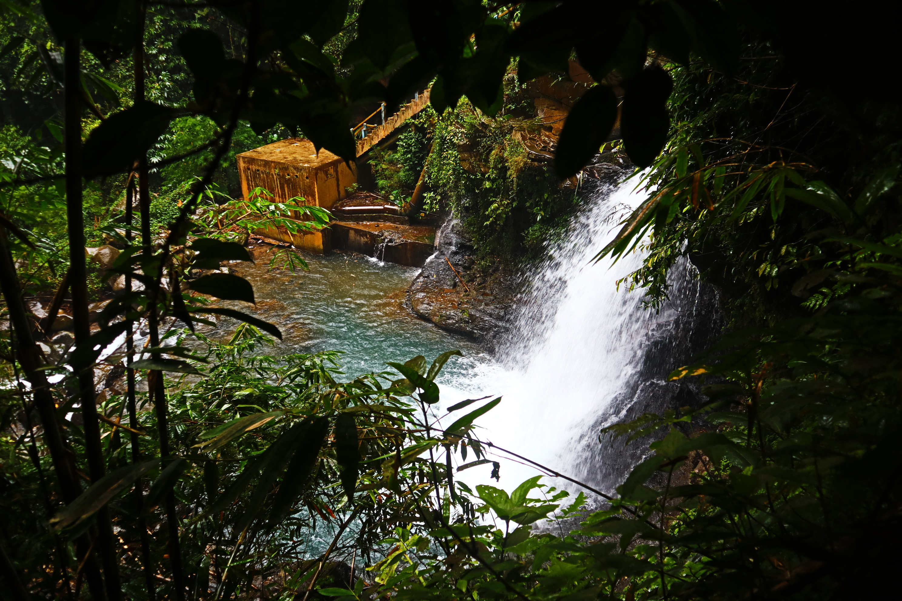  Kawasan wisata Curug Titang di Desa Nampirejo, Temanggung, Jawa Tengah.