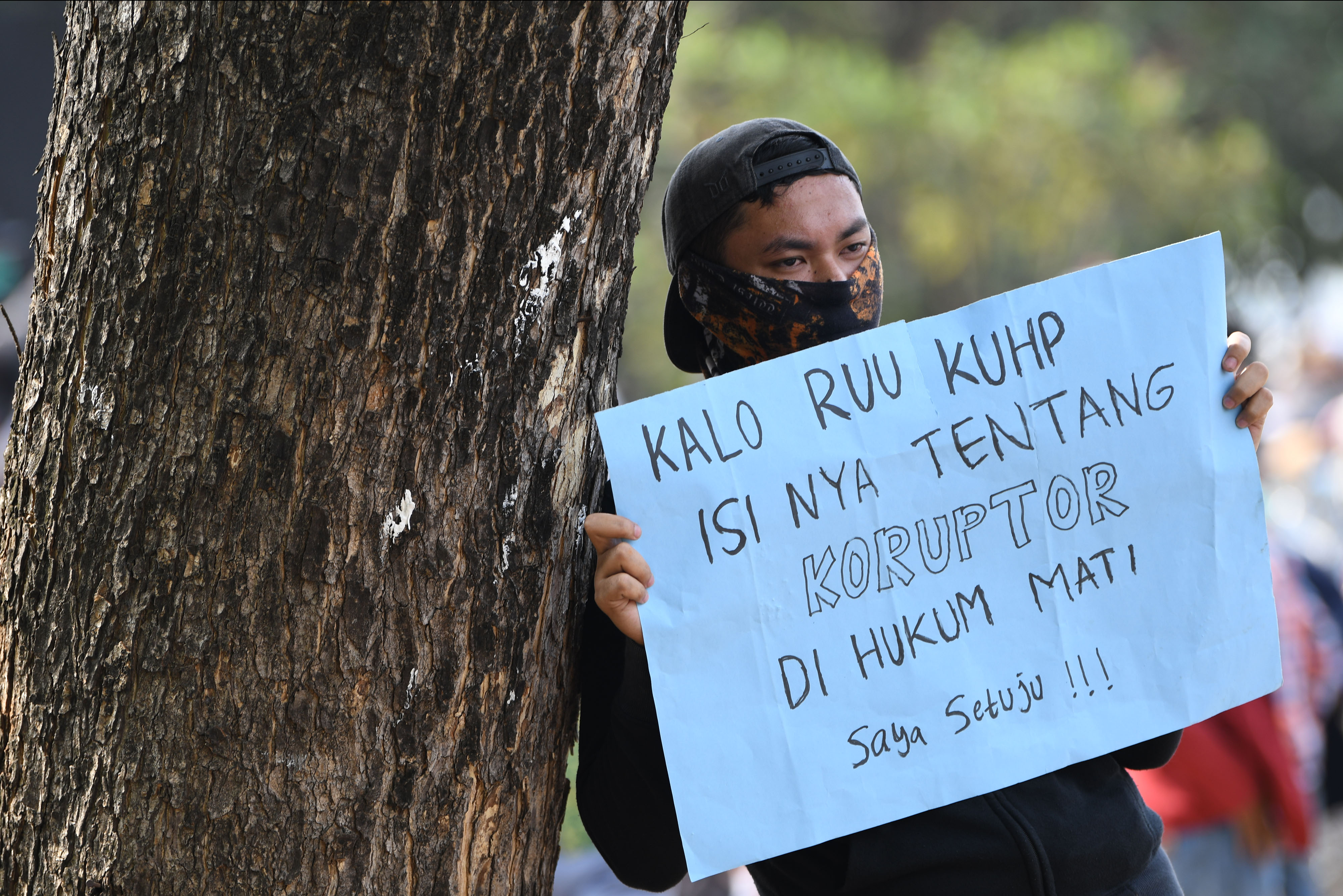 Unjuk rasa menolak revisi UU KUHP